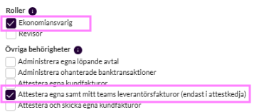 1. Behörighet