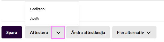 Attest (skärmbild 3 av 4)