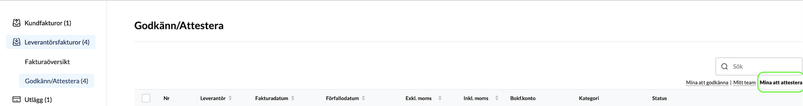 Attest (skärmbild 4 av 4)