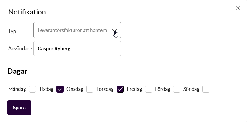 Notifikationer (skärmbild 3 av 3)
