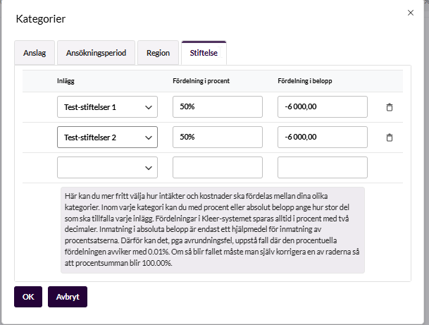 Samförvaltningar i Kleer (skärmbild 3 av 5)